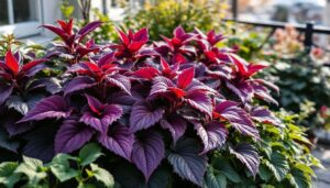 Se scegli l’heuchera avrai tante foglie viola colorate in balcone per tutto l’inverno