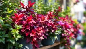 Con le foglie dell’iresine è davvero facile dare un bel colore vivace al balcone spento