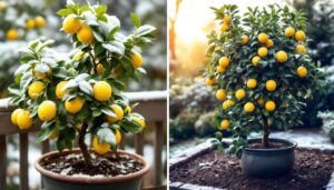 Il limone in vaso teme il freddo il doppio rispetto a quello in giardino interrato