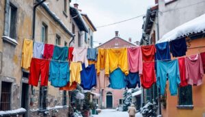 L'abitudine di molti italiani di stendere il bucato in inverno è una pessima idea, e non solo per la bolletta