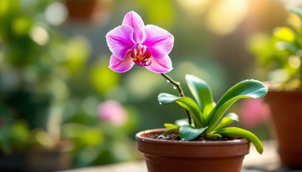 Il vaso piccolo è un trucchetto dei giardinieri per far crescere l’orchidea