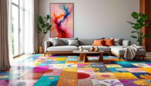 Colorare il pavimento: l’idea non scontata che può fare la differenza