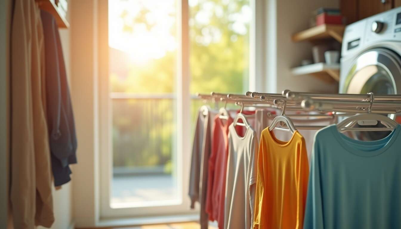 Pratiques s&ucirc;res pour s&eacute;cher le linge &agrave; l'int&eacute;rieur