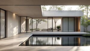 Ispirata all’architettura di Tadao Ando, questa casa è un manifesto del minimalismo giapponese